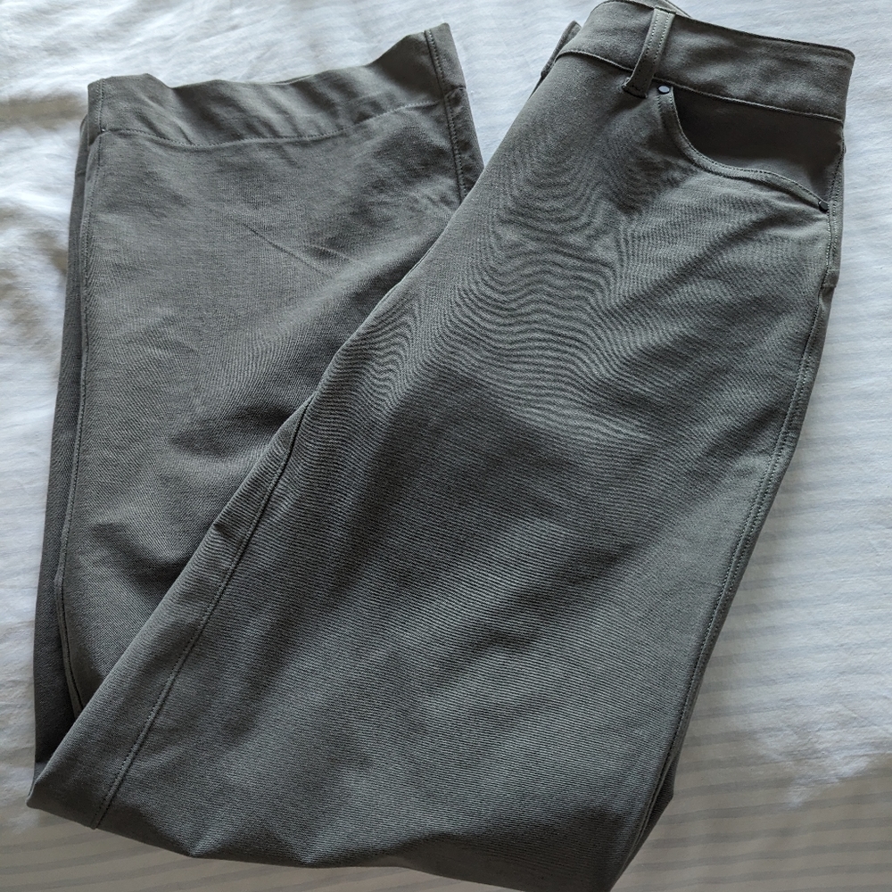Lululemon city sleek wide leg pants - gray sage